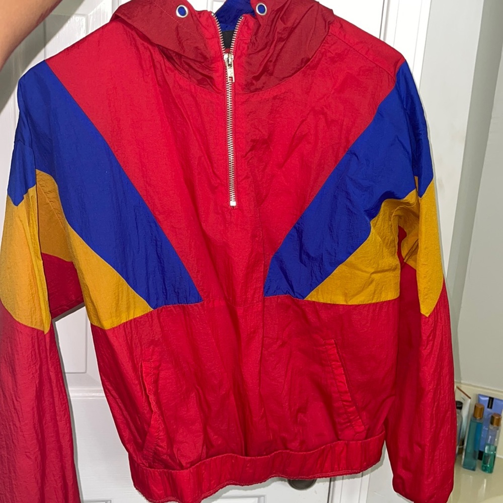Forever 21 Colorblock Windbreaker